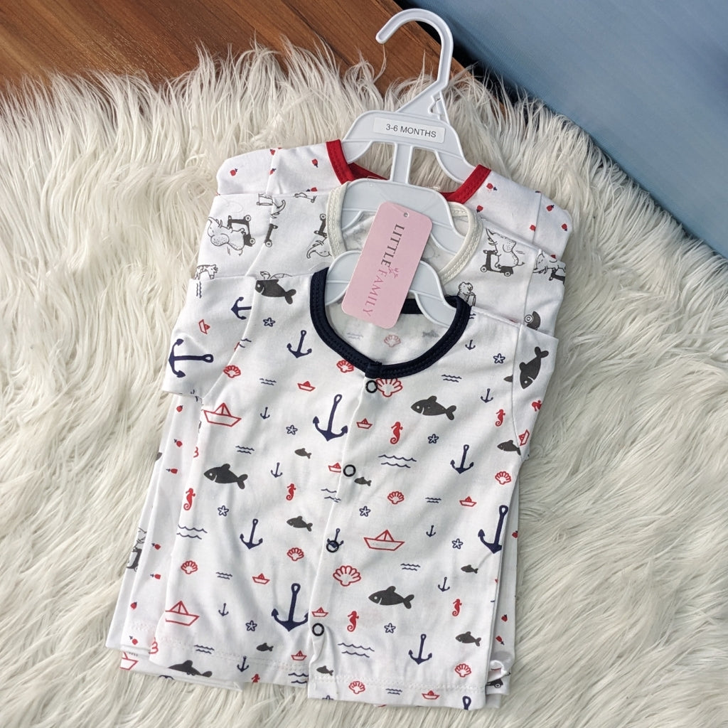 Premium 3-Piece Cotton Outfit Set – Pack of 3