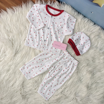 Premium 3-Piece Cotton Outfit Set – Pack of 3