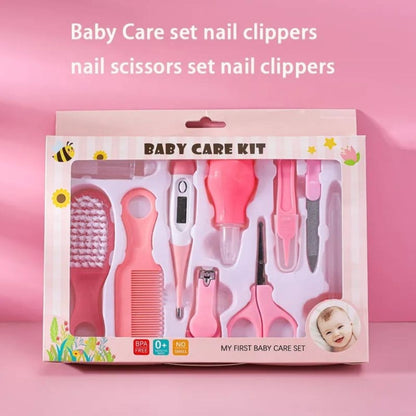 8-Piece Baby Care Kit – Safe, Portable & Essential Grooming Set for Newborns