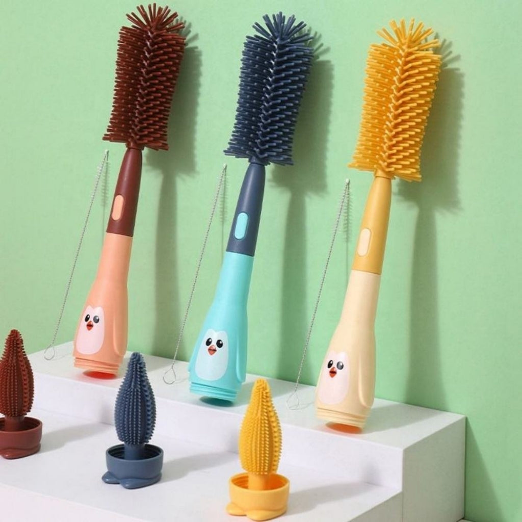 KASTWAVE 3-in-1 Baby Bottle Cleaning Brush
