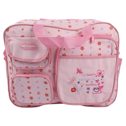 3-Piece Baby Diaper Bag Set with Changing Mat & Bottle Holder