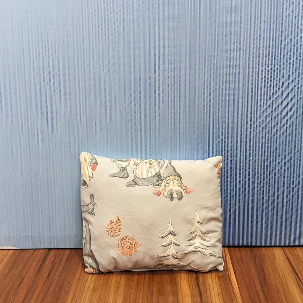 Grey Snowman Baby Bedding Set - 8 Pieces (Large)