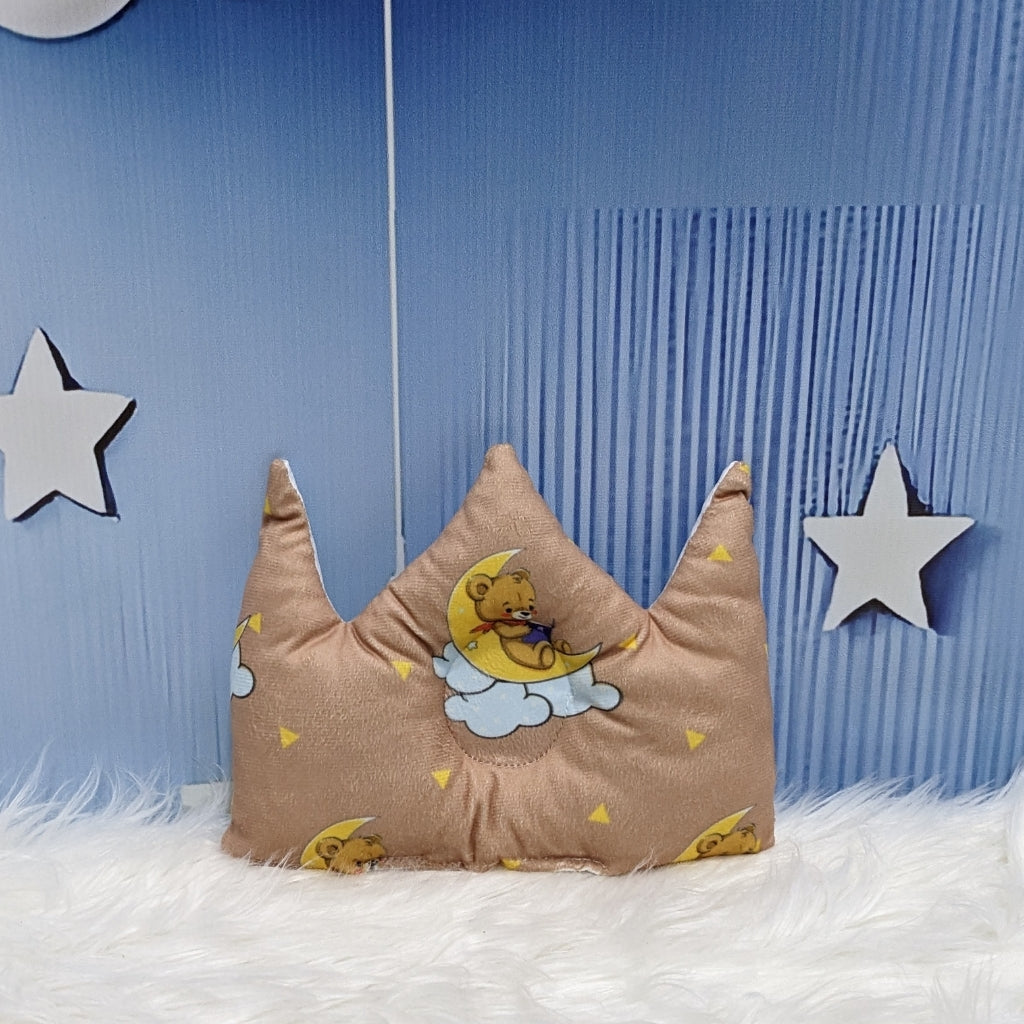 Soft Poly Cotton Baby Carry Nest | Teddy On Moon Edition – Soft Camel