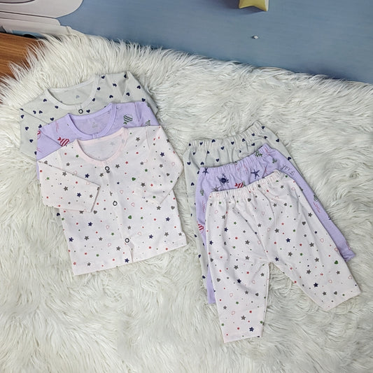Premium 2-Piece Cotton Outfit Set – Pack of 3