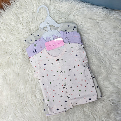 Premium 3-Piece Cotton Outfit Set – Pack of 3