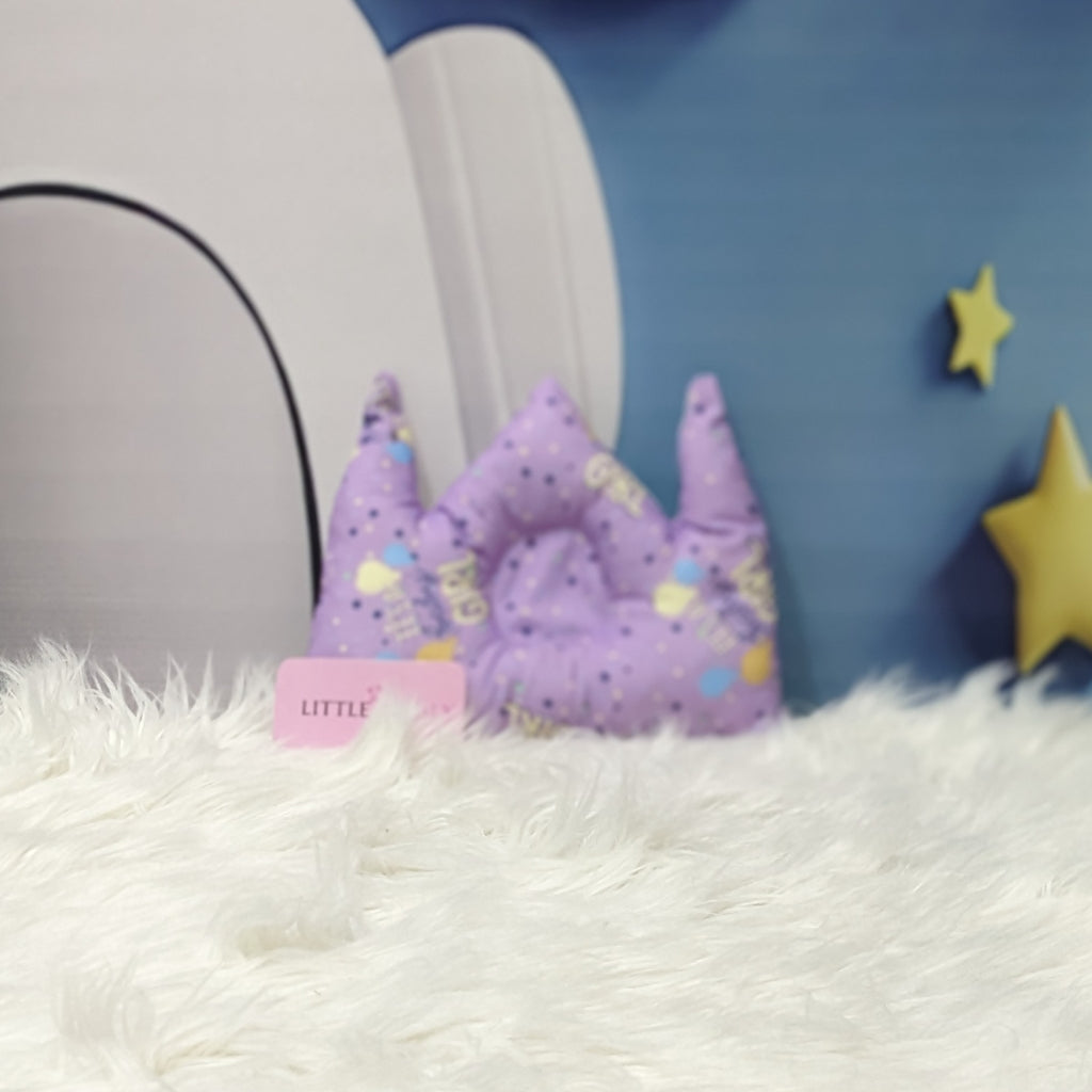 "It's a Baby Girl" Newborn Baby Carry Nest - Soft Poly Cotton | Purple