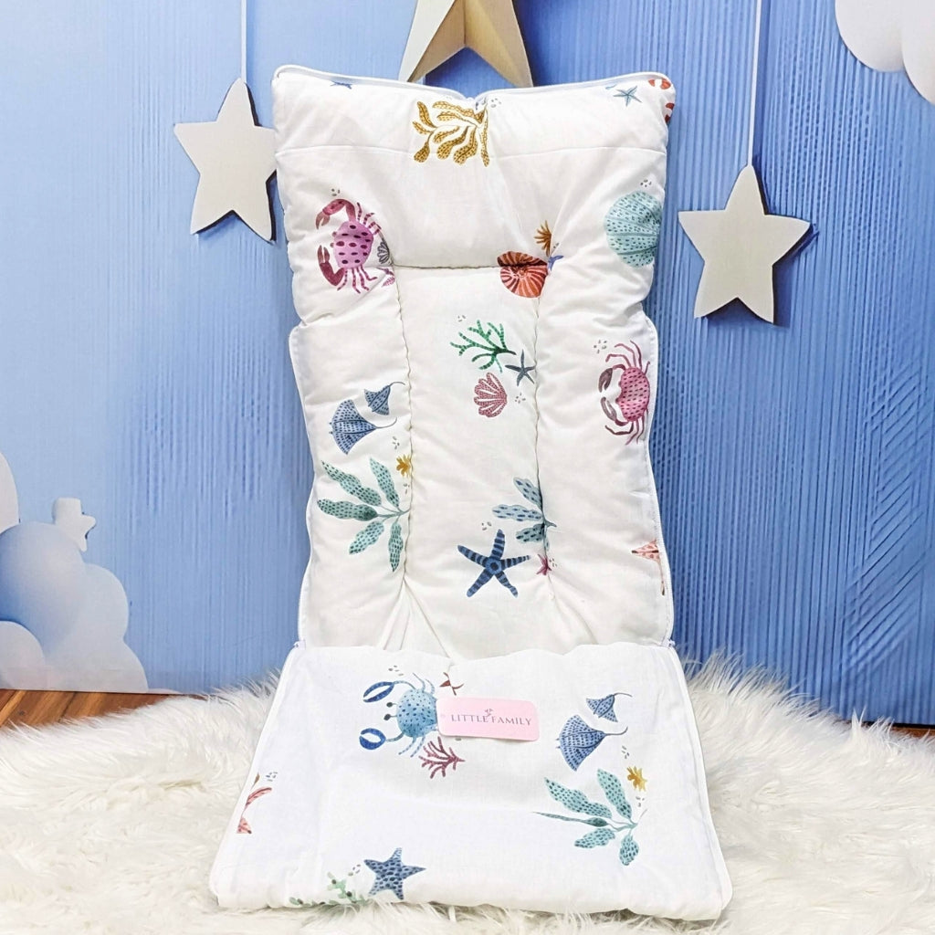 Starry Dreams Baby Bedding Set - 8 Pieces (Blue Gray) | Large