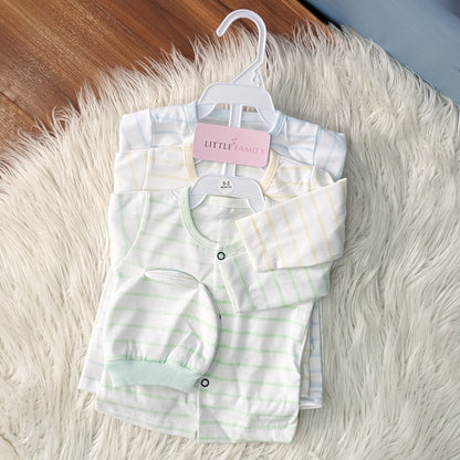 Premium 3-Piece Cotton Outfit Set – Pack of 3