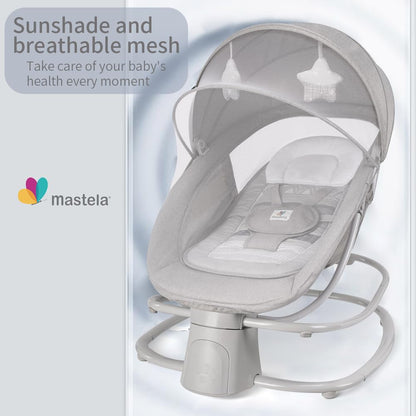 Mastela 4-in-1 Deluxe Multi-Functional Baby Swing & Adjustable Rocking Bassinet