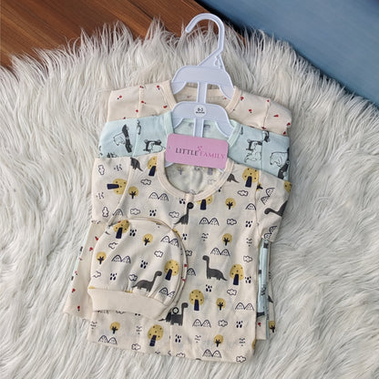 Premium 3-Piece Cotton Outfit Set – Pack of 3