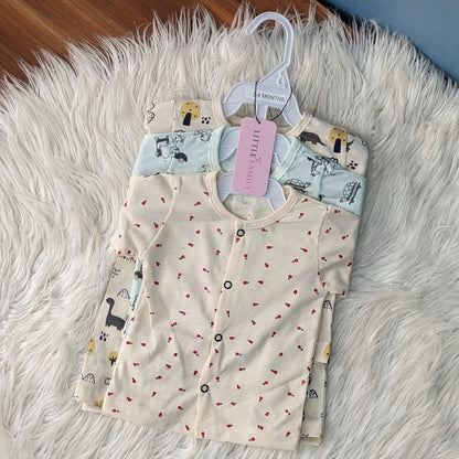 Premium 3-Piece Cotton Outfit Set – Pack of 3