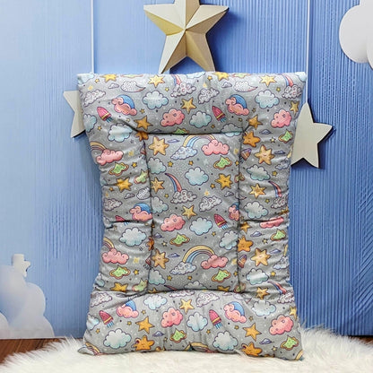 Premium Velvet Cloudy Dreams Bedding Set - 8 Pieces (Light Grey) | Large