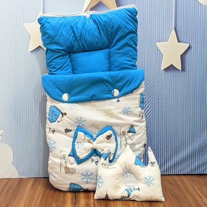 Snowflake Baby Bedding Set - 8 Pieces (Large)