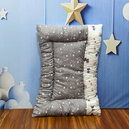 Starry Dreams Baby Bedding Set - 8 Pieces (Grey) | Large