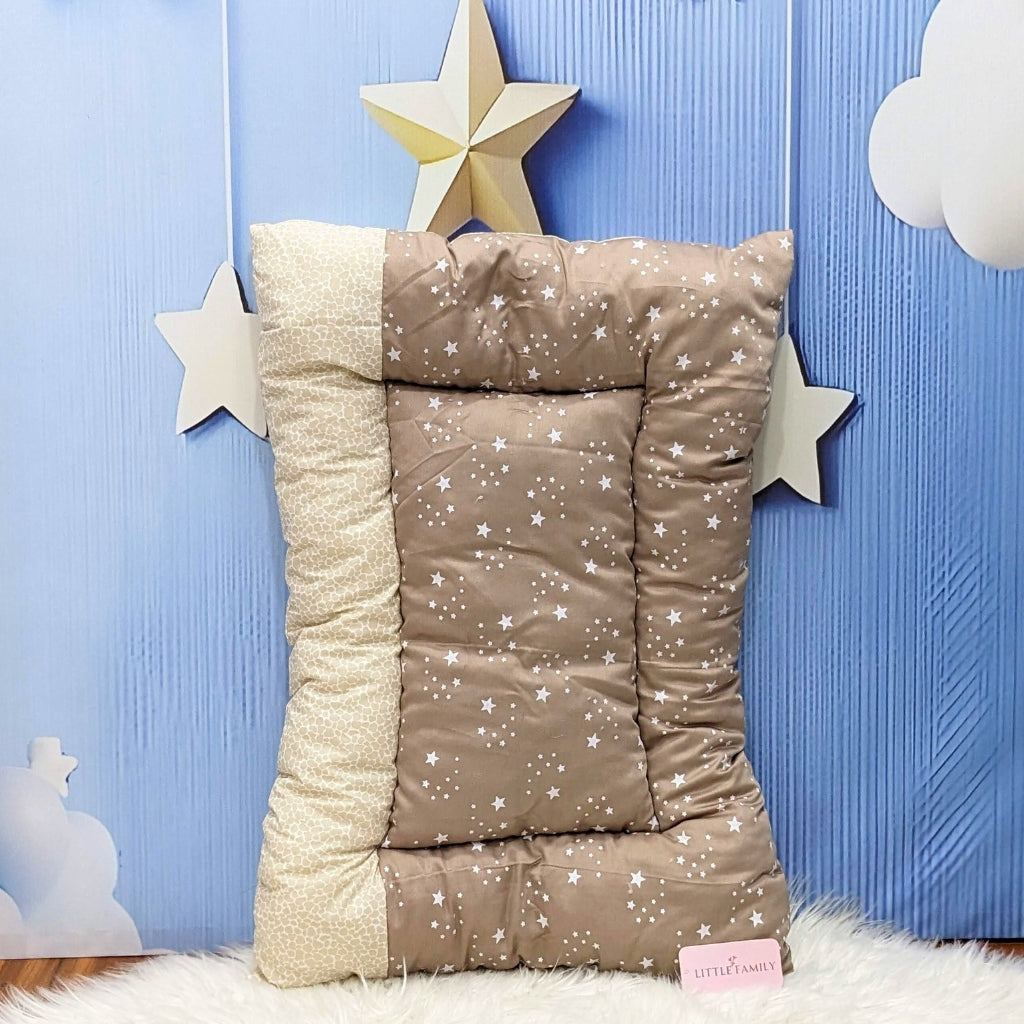 Starry Dreams Baby Bedding Set - 8 Pieces (Coffee Brown) | Large