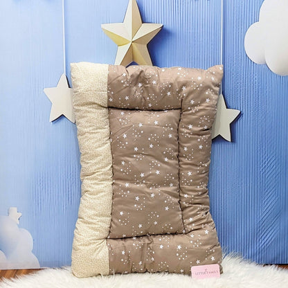 Starry Dreams Baby Bedding Set - 8 Pieces (Coffee Brown) | Large