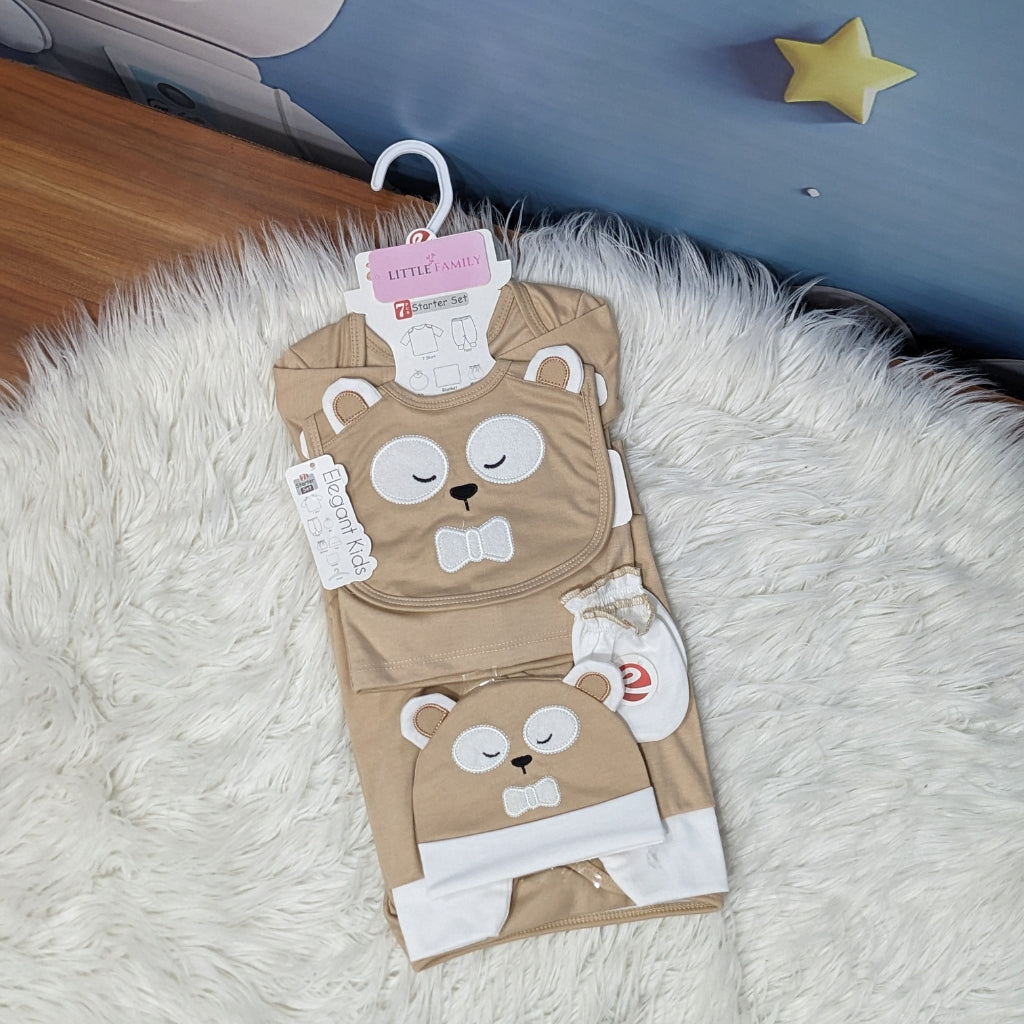 Premium Bear 7-Piece Newborn Starter Set