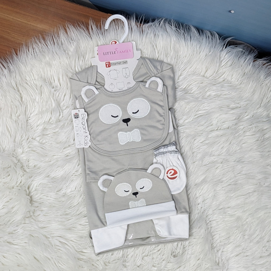 Premium Bear 7-Piece Newborn Starter Set