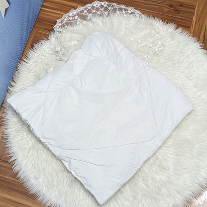 Premium Silk Newborn Baby Carry Nest | "Welcome to the World" - Grey