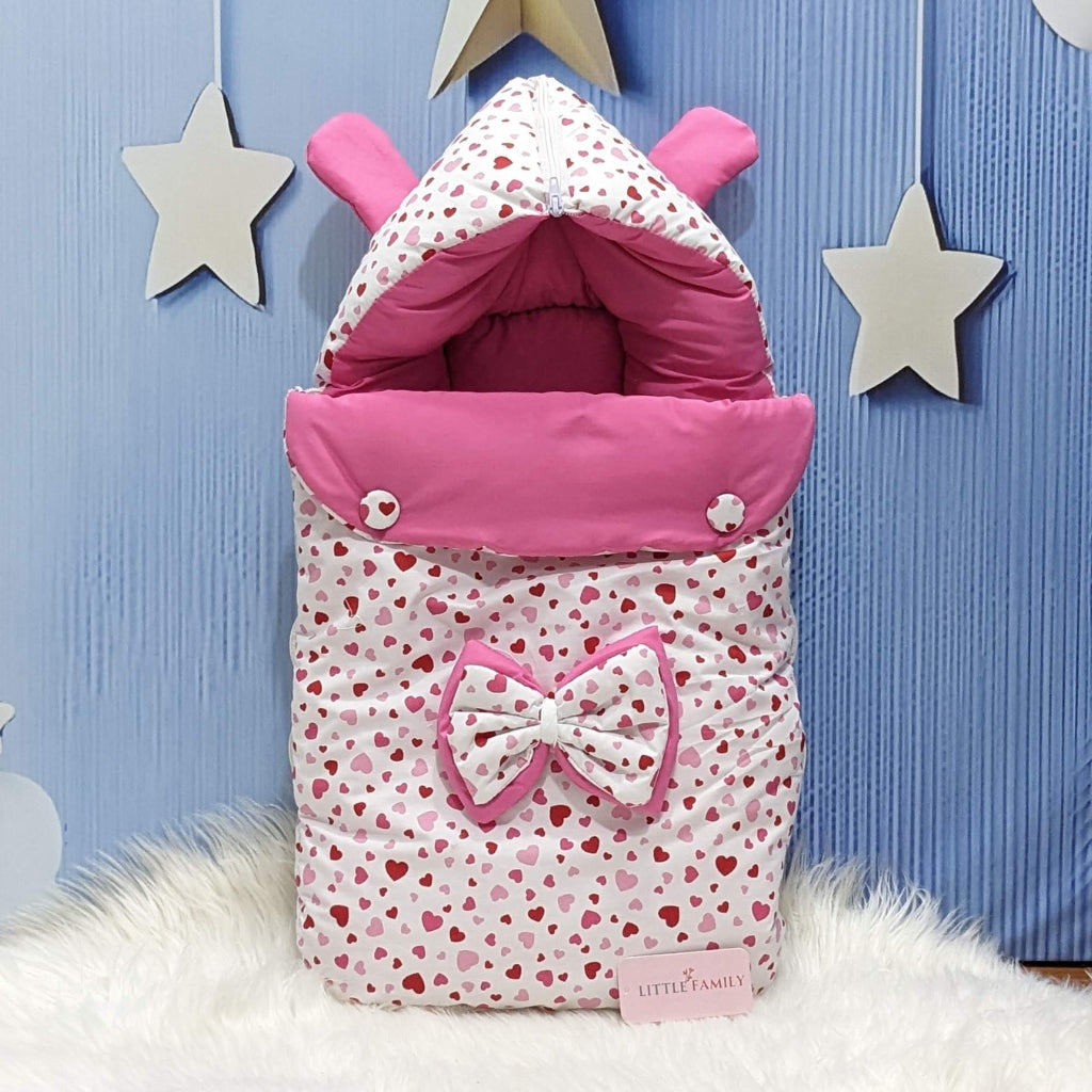 Pink Heart Bedding Set - 8 Pieces (Large)