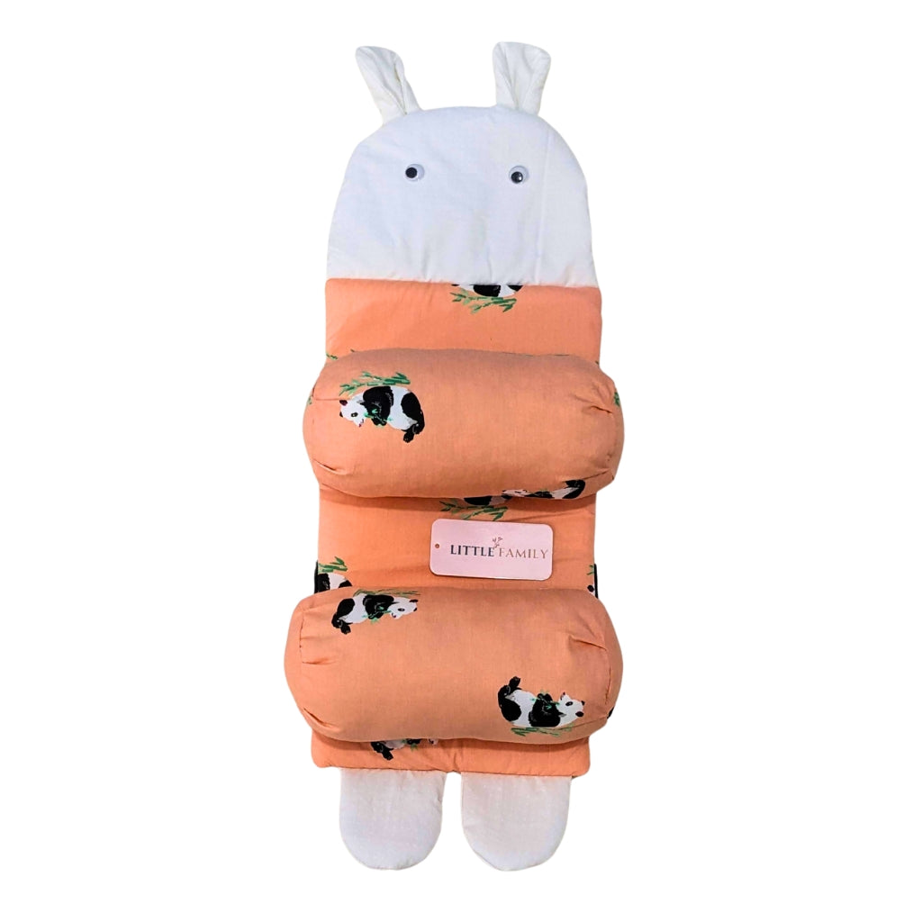Peach Panda Baby Head Shaping Pillow – Ergonomic Support