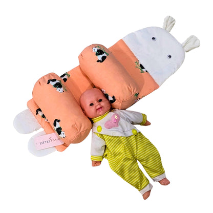 Peach Panda Baby Head Shaping Pillow – Ergonomic Support
