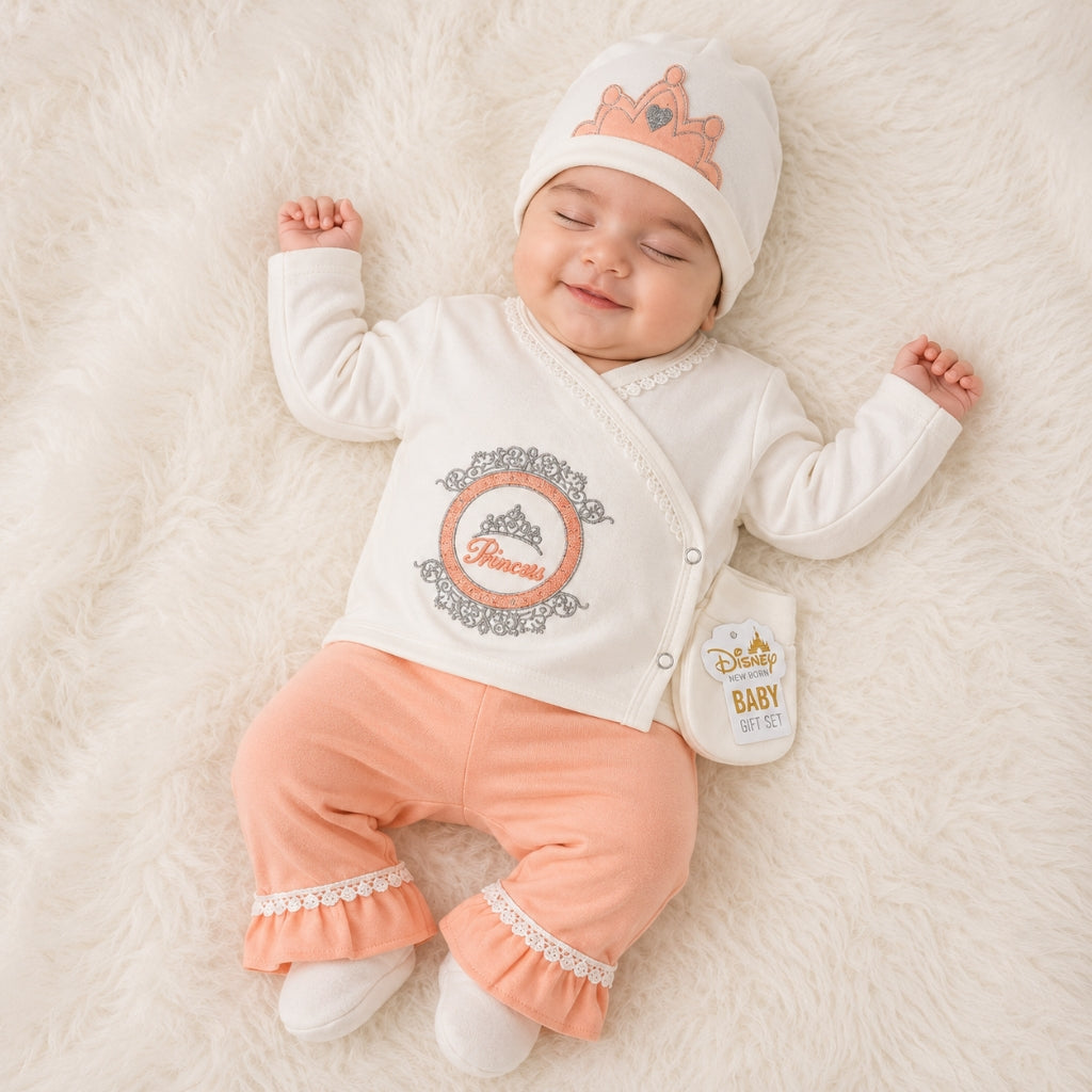 Princess Baby Starter Set – 7-Piece Newborn Outfit