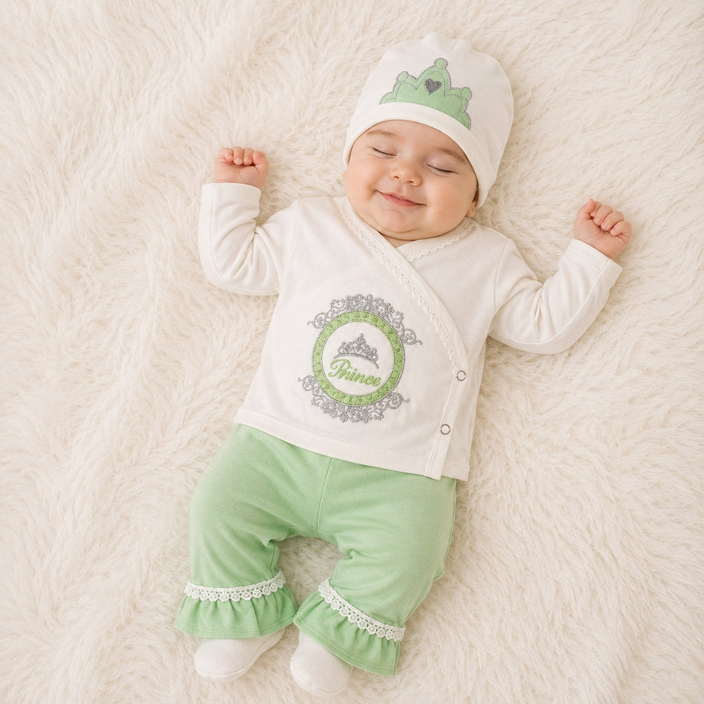 Princess Baby Starter Set – 7-Piece Newborn Outfit