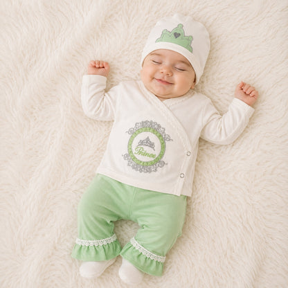 Princess Baby Starter Set – 7-Piece Newborn Outfit