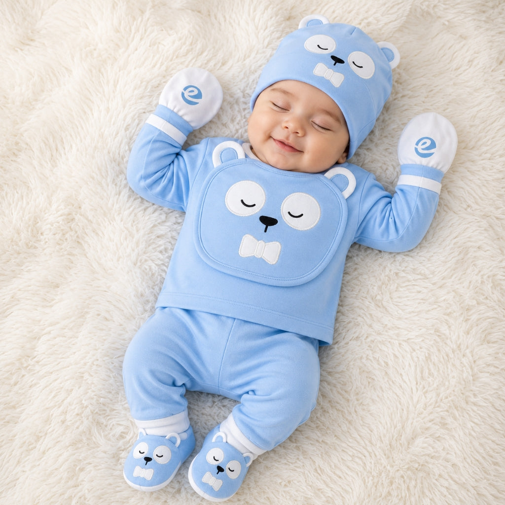 Premium Bear 7-Piece Newborn Starter Set