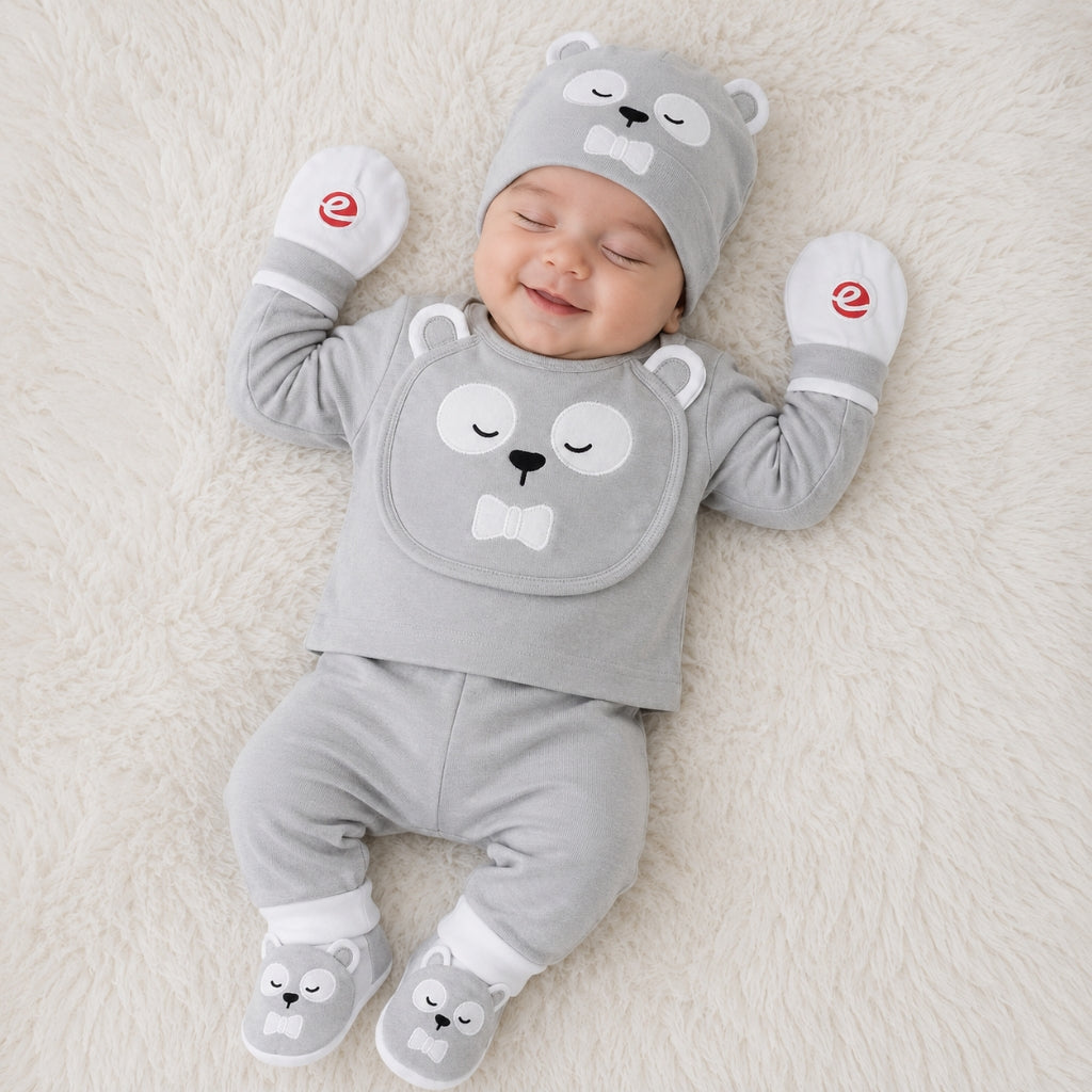 Premium Bear 7-Piece Newborn Starter Set