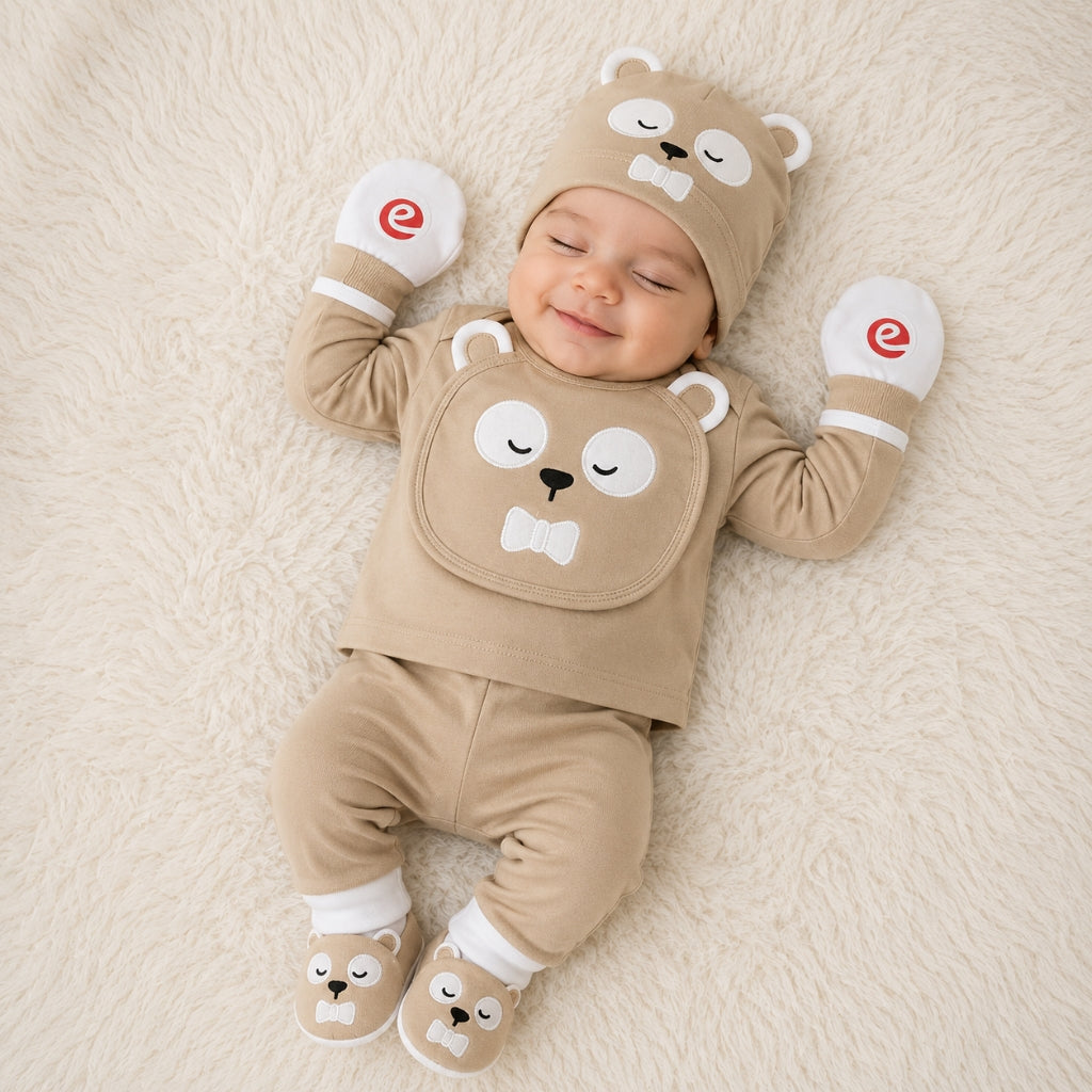 Premium Bear 7-Piece Newborn Starter Set