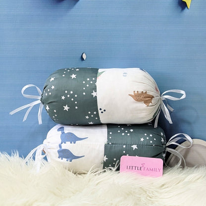 Starry Dreams Baby Bedding Set - 8 Pieces (Greenish Grey)