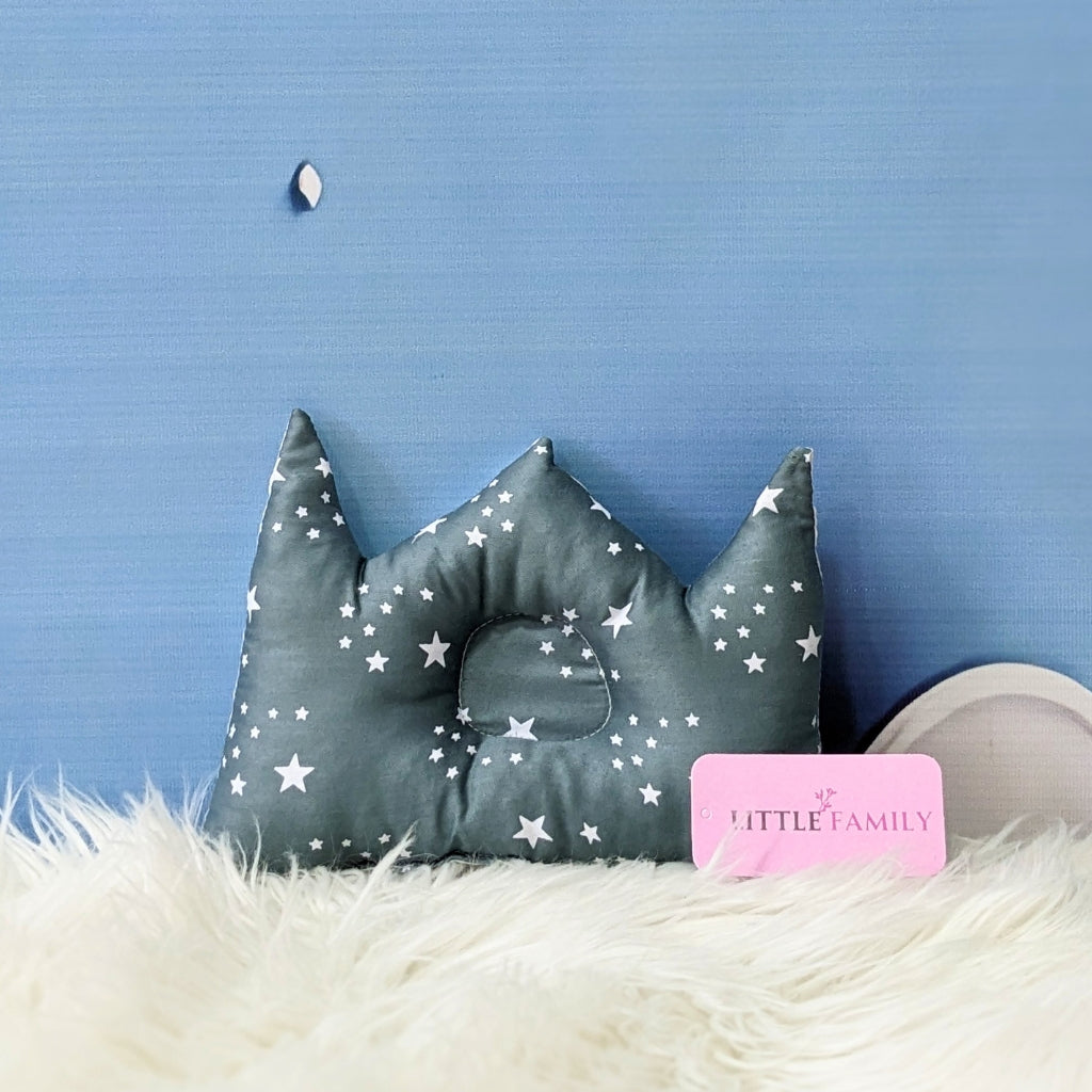 Starry Dreams Baby Bedding Set - 8 Pieces (Greenish Grey)