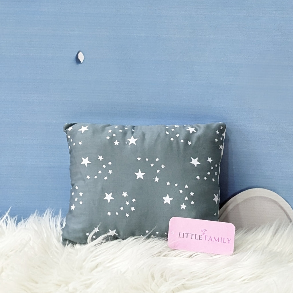 Starry Dreams Baby Bedding Set - 8 Pieces (Greenish Grey)