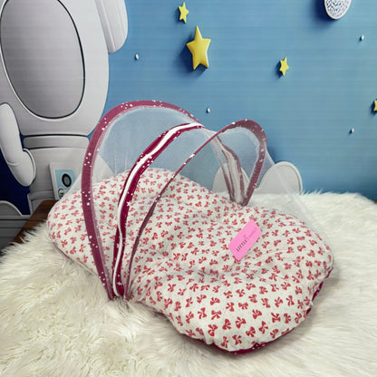 Starry Dreams Baby Bedding Set - 8 Pieces (Berry Rose)