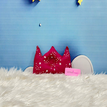 Starry Dreams Baby Bedding Set - 8 Pieces (Berry Rose)
