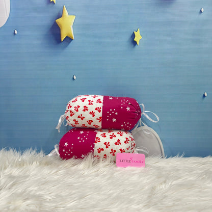 Starry Dreams Baby Bedding Set - 8 Pieces (Berry Rose)