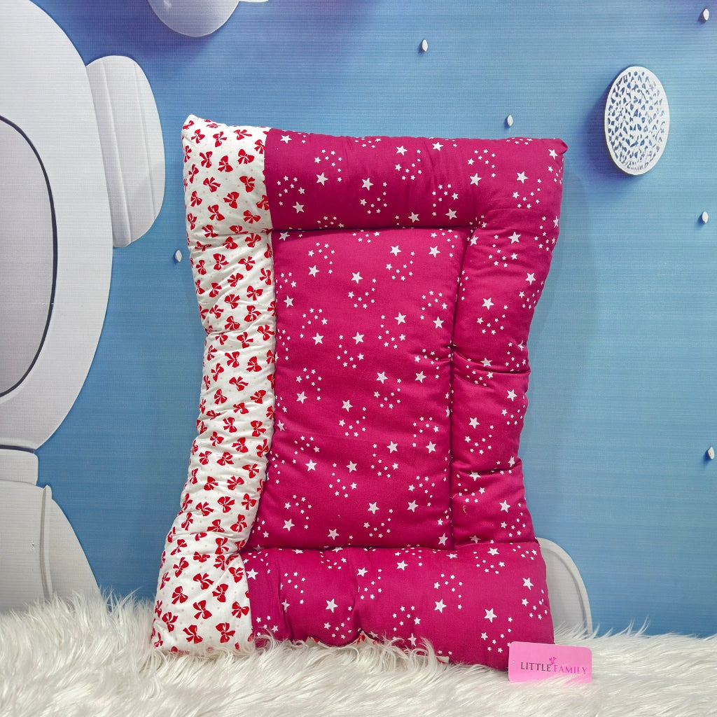 Starry Dreams Baby Bedding Set - 8 Pieces (Berry Rose)