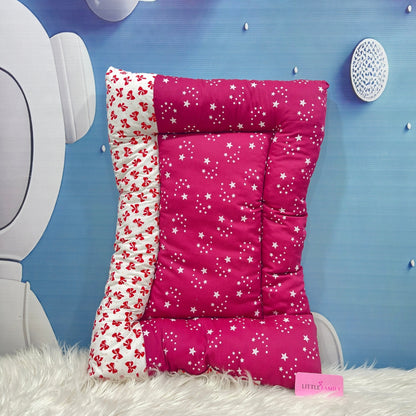 Starry Dreams Baby Bedding Set - 8 Pieces (Berry Rose)