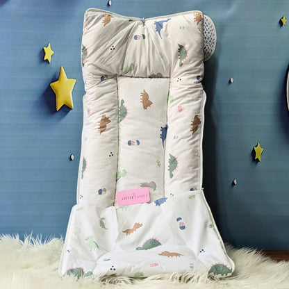 Starry Dreams Baby Bedding Set - 8 Pieces (Greenish Grey)