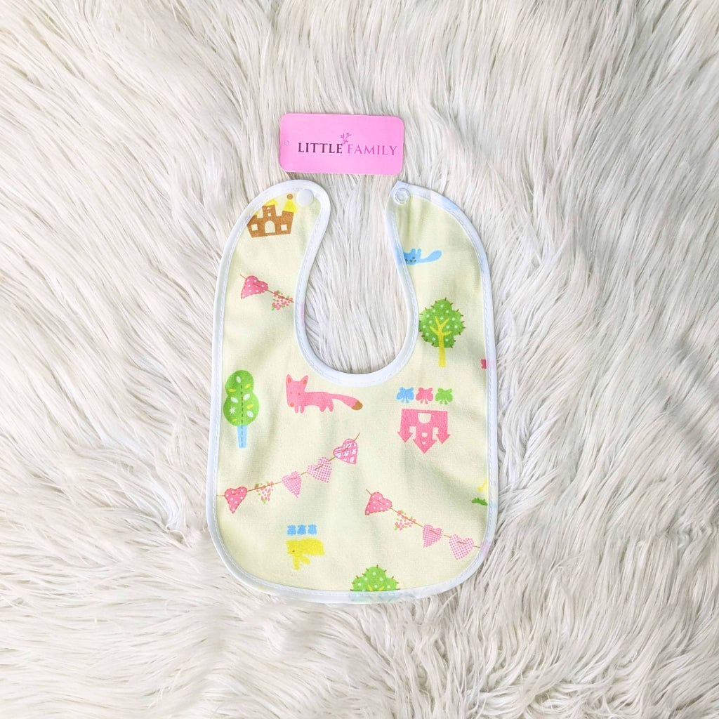Premium Baby Cotton Bib - Forest Theme