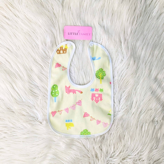 Premium Baby Cotton Bib - Forest Theme