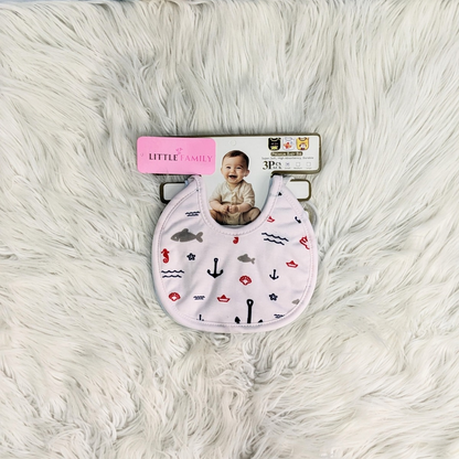 Pack of 3 Baby Bibs Set - Shark
