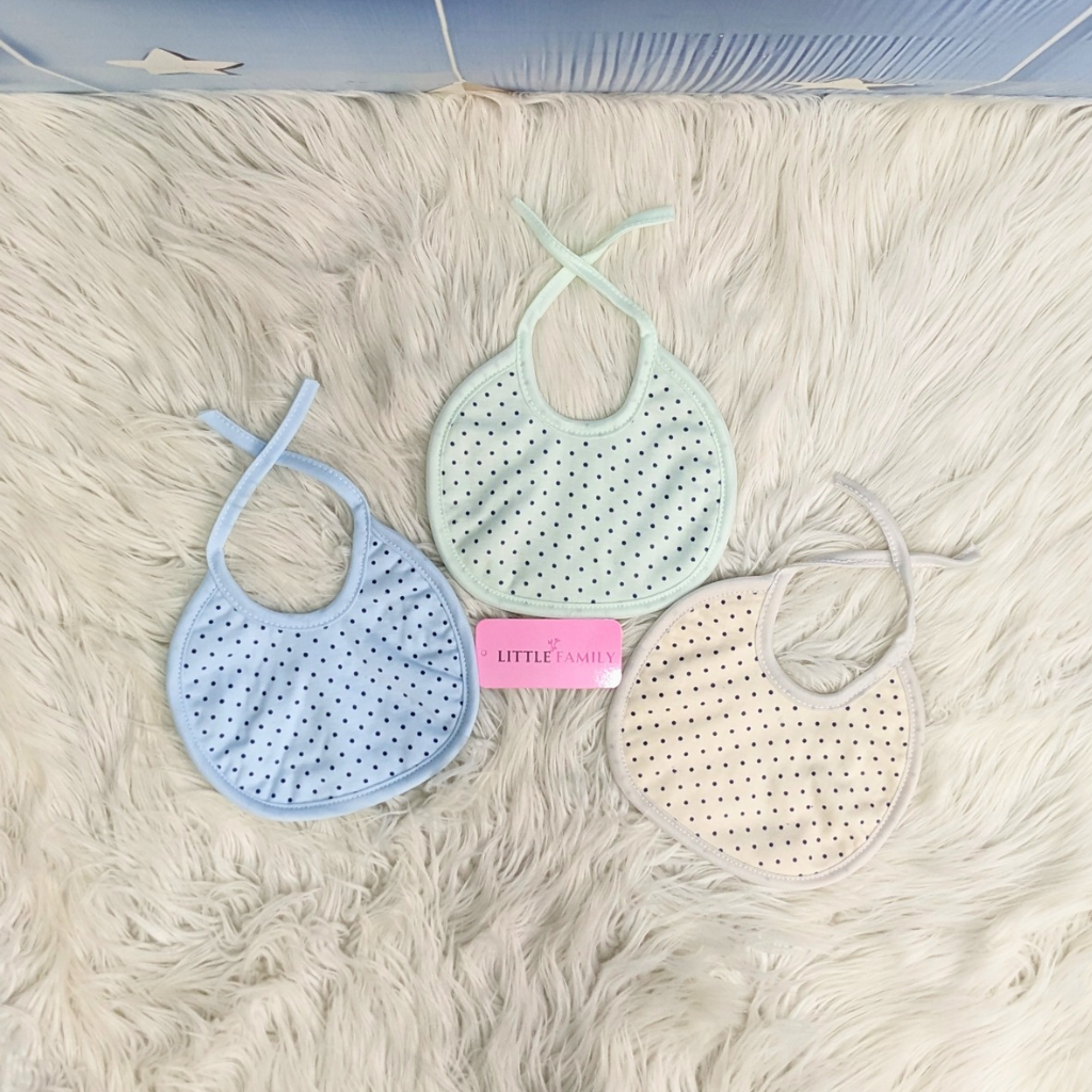 Pack of 3 Baby Bibs Set - Little Dot
