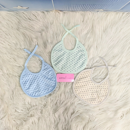 Pack of 3 Baby Bibs Set - Little Dot