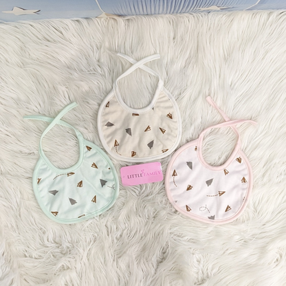Pack of 3 Baby Bibs Set - Paper Planes
