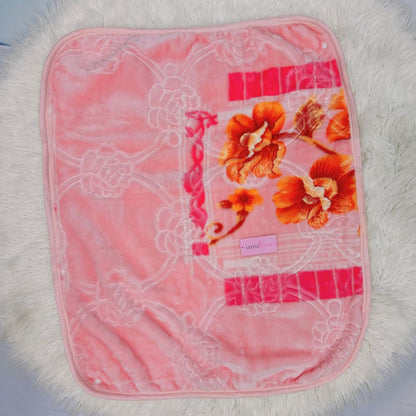 Premium Hooded Baby Blanket & Swaddle Wrap – Soft Pink