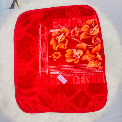 Premium Hooded Baby Blanket & Swaddle Wrap – Ruby Red