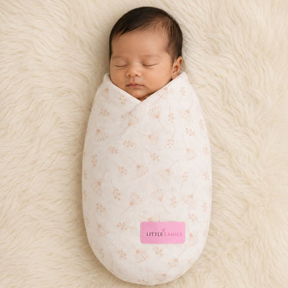 Premium Muslin Swaddle & Receiving Blanket Set